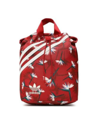 HK0114-Adidas Originals Thebe Magugu Mini Bucket Backpack - Power Red