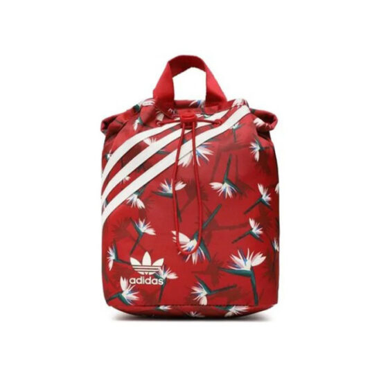 HK0114-Adidas Originals Thebe Magugu Mini Bucket Backpack - Power Red