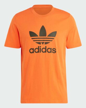 1-Adidas Originals Classics Trefoil T-Shirt – Semi Impact Orange