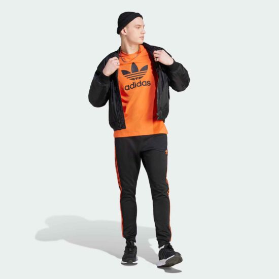 4-Adidas Originals Classics Trefoil T-Shirt – Semi Impact Orange