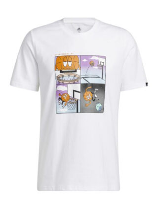 HL0082-Adidas Double Rims Tee-White