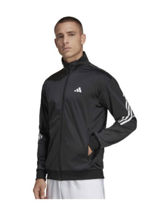 HT7176-Adidas 3-Stripes Knit Tennis Jacket