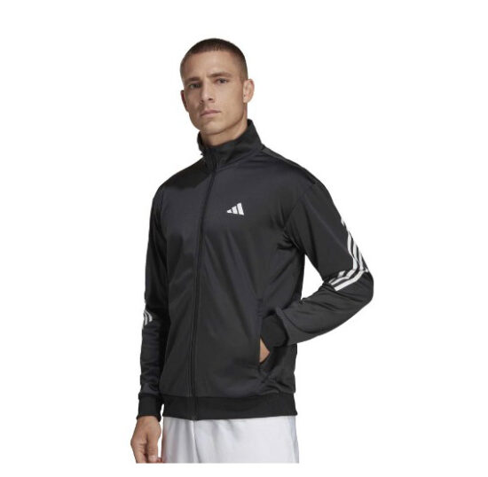 HT7176-Adidas 3-Stripes Knit Tennis Jacket