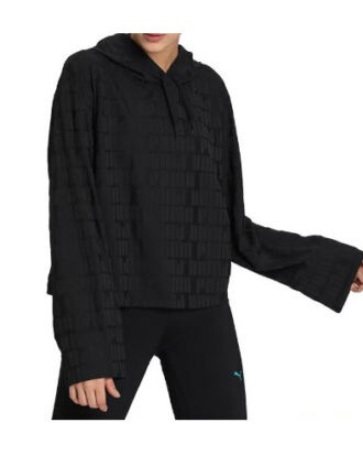 51957101-Puma Train First Mile MonoLogo Relaxed Fit Hoodie