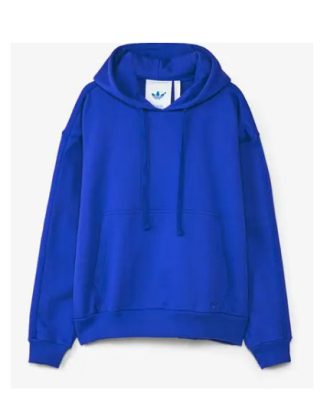 HM5117-Adidas Originals Blue Version Essentials Hoodie Blue