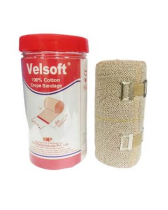 Velsoft Cotton Crepe Bandage-10cm x 4meters