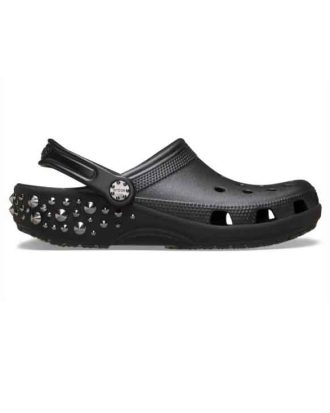 211596001-Crocs Classic Studded Clog-Black