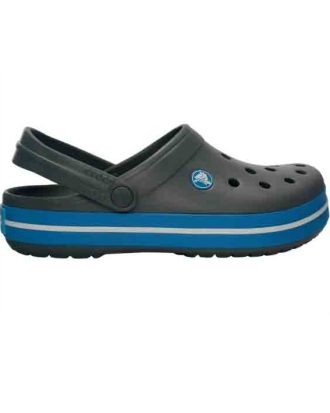 1101607W-Crocs Crocband Clog-Charcoal/Ocean