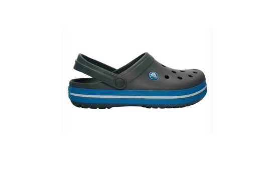 1101607W-Crocs Crocband Clog-Charcoal/Ocean