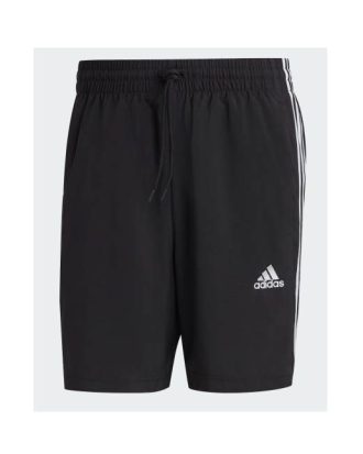 hp1806-Adidas Shorts-Black with White Stripe