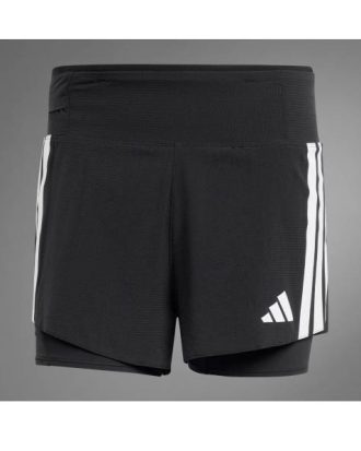 JD4202-Adidas Adizero Running 2-in-1 Gel Pocket Shorts