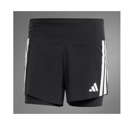 JD4202-Adidas Adizero Running 2-in-1 Gel Pocket Shorts