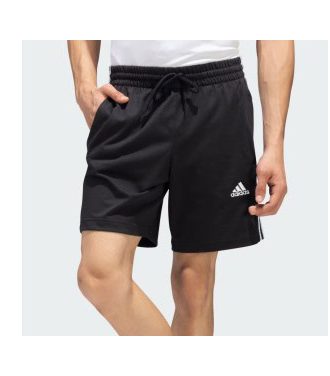 HA7046-Adidas 3 White Stripes Not Sports Specific Shorts Black