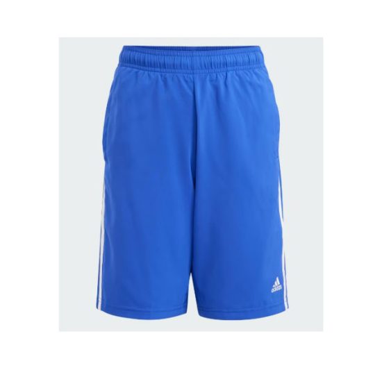 IU0023-Adidas 3White Stripe Not Sports Specific Shorts Blue