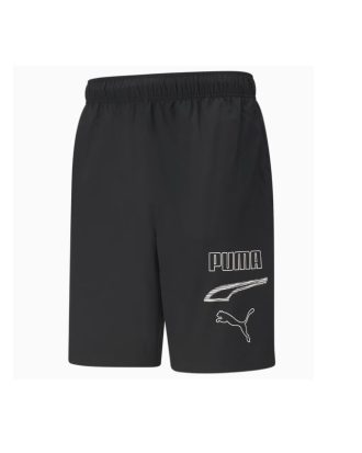 84600301-Puma Rebel Woven Shorts Black