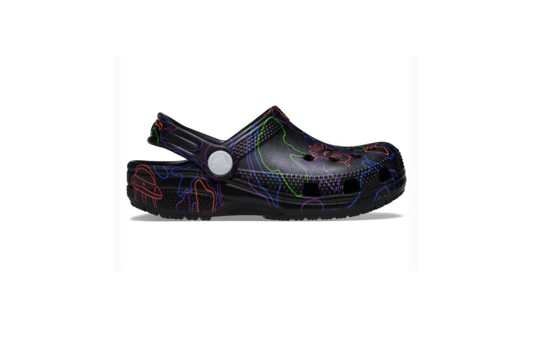 2115850C4-Crocs Classic Camo Clog K Black/Multi