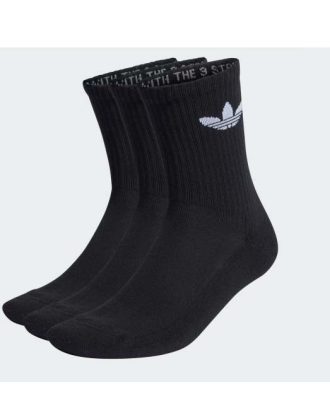 HC9547-Adidas Originals Cushioned Trefoil Mid Cut Crew Socks
