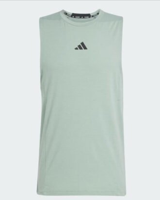 Adidas Green Designed For Tranning Workout Tank Top