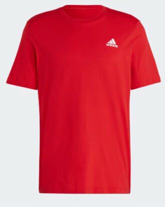 Essentials Single Jersey Embroidered Small Logo Tee