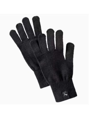 Puma Grey Knit Gloves
